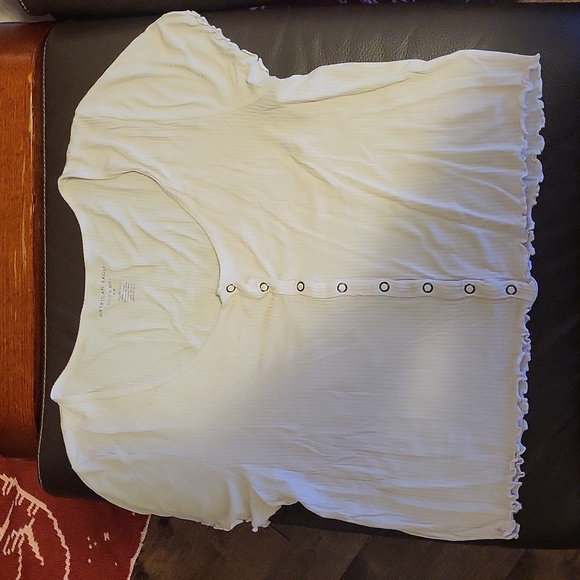 Crop top beige cream extra large american eagle - Picture 1 of 4